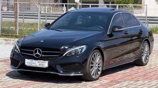 Mercedes-Benz C 220 2015 FULL AMG PACKET | ΗΛΙΟΡΟΦΗ | 7G-TRONIC | PRESTIGE-thumb-1