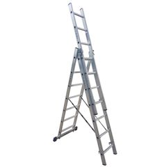 Profal 801309 Σκάλα Αλουμινίου Τριπλή Evo με 9 Σκαλιά