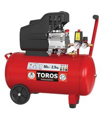 Toros Αεροσυμπιεστης 50Lt/2,5Hp ΜΟΝΟΜΠΛΟΚ