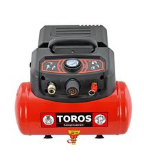 Toros Αεροσυμπιεστης Oil-Free 6Lit 1,6HP