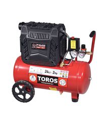 Toros Αεροσυμπιεστης Oilfree Χαμηλου Θορυβου (Semisilent) 24LT/2,0HP