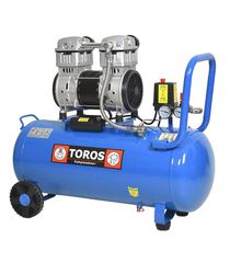 Toros Αεροσυμπιεστης Oilfree Χαμηλου Θορυβου (Silent) 50LT/2,0HP