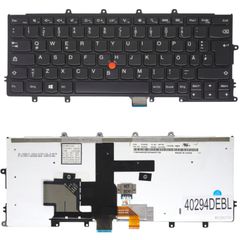 Deutsche Tastatur für Laptop - German Laptop Keyboard για Lenovo ThinkPad X230s 20A3 20AG 20AH X240 20AL 20AM X250 20CL 20CM X260 20F5 20F6 X270 20HM 20K5 04Y0930 04Y0968 SN20L82662 DE Pointer Backlig