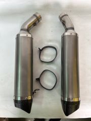 ARROW EXHAUST TITANIUM CARBON END CAP CAP DUCATI 1098 S '07 - '08/ 1198 '09 - '11/ 848 '08 - '10