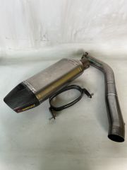 AKRAPOVIC EXHAUST SLIP ON TITANIUM CARBON END CAP HONDA CBR600 RR '09 - '19