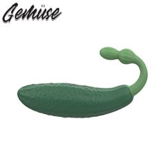 Gemüse - The Cutie Cucumber - 9 Speed Vibrating Silicone Veggie-thumb-7