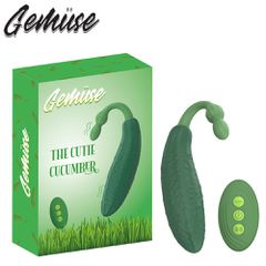 Gemüse - The Cutie Cucumber - 9 Speed Vibrating Silicone Veggie-thumb-9