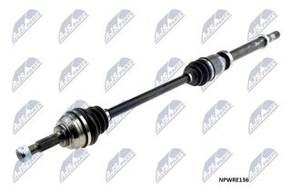 ΗΜΙΑΞΟΝΙΟ ΔΕΞΙ CLIO III MODUS 1.2 16V , NPWRE136 , 8200378880 , 91262