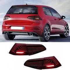 Φανάρια Πίσω Full LED Taillights VW Golf 7 & 7.5 Hatchback (2012-2019) for Halogen Laser Design