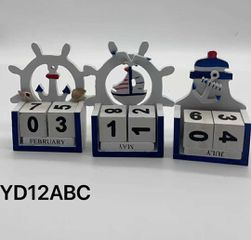 Διακοσμητικό Souvenir - Ημερολόγιο - Σετ 4 τεμάχια - YD-12ABC - 251841