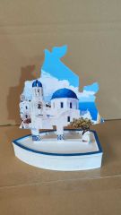 Διακοσμητικό Souvenir - Greece - Σετ 2 τεμάχια - LY2633 - 125546