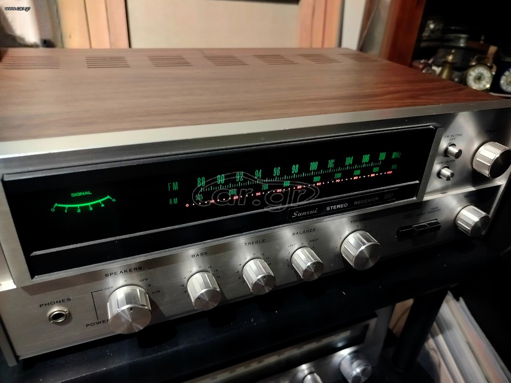 Sansui 551 receiver.