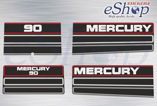 Αυτοκόλλητα σετ για Mercury 90 Hp 1994 1995