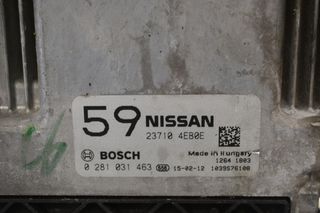 Εγκέφαλος Nissan Qashqai 1.6 DCI R9M 2008-2018 BOSCH 23710-4EB0E 0281031463 1039S76108-thumb-1