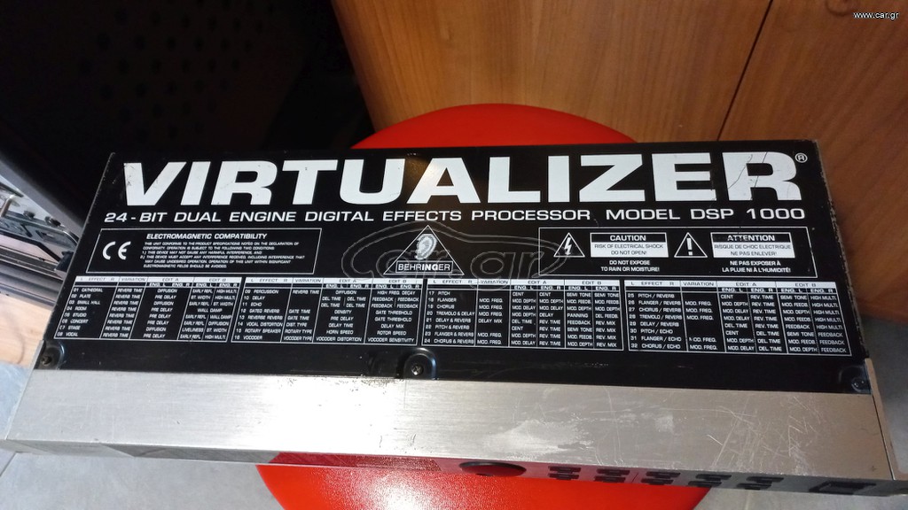 Behringer Virtualizer DSP-1000 Πολυεφέ