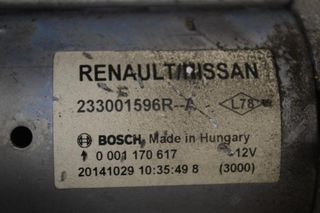 Μίζα Nissan Qashqai / X-Trail 1.6 DCI R9M 2008-2018 BOSCH 233001596R 0001170617-thumb-1