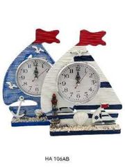 Διακοσμητικό Souvenir - Ρολόι - Σετ 2 τεμάχια - HA-106AB - 921270