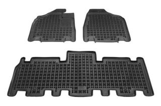 Λαστιχένια πατάκια KIA Carnival II (2005-2014) - 5 seats - τύπου σκαφάκι - 3τμχ., Rezaw Plast