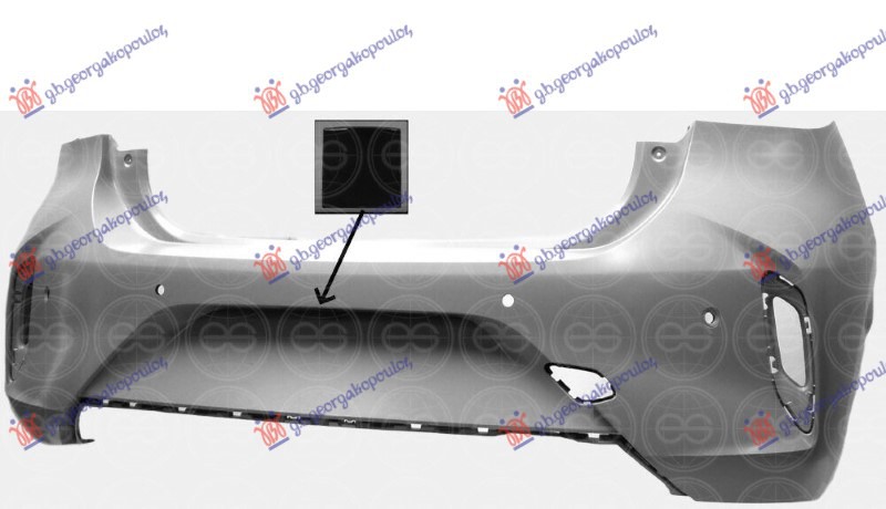ΠΡΟΦΥΛΑΚΤΗΡΑΣ ΠΙΣΩ ΒΑΦΟΜΕΝΟΣ GS-LINE (ΜΕ 4 PDC & ΚΑΜΕΡΑ) (Α ΠΟΙΟΤΗΤΑ)