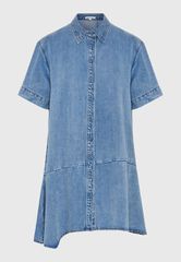Funky Buddha Γυναικείο Relaxed Denim Φόρεμα FBL013-160-13