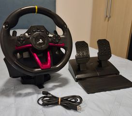 Τιμονιερα HORI RACING WHEEL APEX με πενταλ συμβατη PS4-3 ευκαιρία