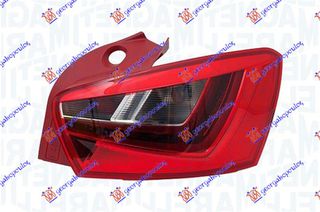 ΦΑΝΟΣ ΠΙΣΩ 5Π ΚΟΚΚΙΝΗ ΒΑΣΗ LED (MARELLI)