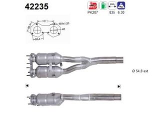 ΚΑΤΑΛΥΤΗΣ AUDI A3/TT 1.8cc 1996-2006 KARALOIZOS exhaust