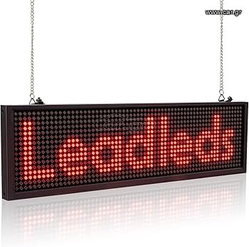 LED Πινακίδα / Επιγραφή Scrolling