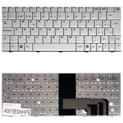 Teclado Español para Portátil - Spanish Laptop Keyboard για Advent K4000 8112 8212 9112 9212 9912 4401 Uniwill S20ii S200 K002427B1 71GX20082-00 V-00243CK1-SP K002428B1 ES White ( Κωδ.40915ESWHITE )
