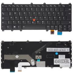 Deutsche Tastatur für Laptop - German Laptop Keyboard για Lenovo ThinkPad Yoga 370 20JH 20JJ 01EN426 260 20FD 20FE 20FD001WGE 20FES4FU00 260 20GS 20GT 20GS0009US 00PA218 SN20H35127 DE Backlight Pointe