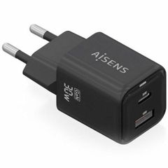 Φορτιστής Τοίχου Aisens ASCH-30W2P021-BK Μαύρο Πολύχρωμο 33 W