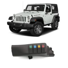 Jeep Wrangler JK 2007-2018 A-Pillar 4-Switch Pod Panel Kit