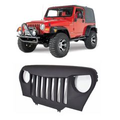 Jeep Wrangler TJ 1996-2006 Front Grille Angry Bird [Type-1]