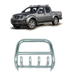 Nissan Navara D40 2011-2015 Inox Bull Bar - [Heron]