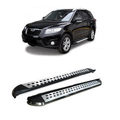 Hyundai Santa Fe 2007-2012 Σκαλοπάτια [Silver Combo]