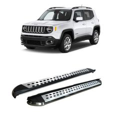 Jeep Renegade 2015+ Σκαλοπάτια [Silver Combo]