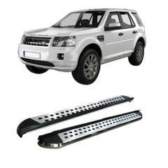 Land Rover Freelander 2 2007-2015 Side Steps [Silver Combo]