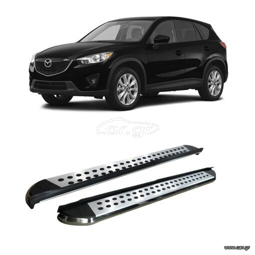 Mazda CX5 2012-2017 Side Steps [Silver Combo]
