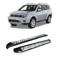 Mitsubishi Outlander 2006-2009 Side Steps [Silver Combo]
