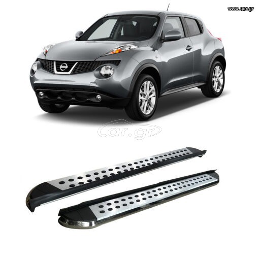 Nissan Juke 2010-2019 Side Steps [Silver Combo]