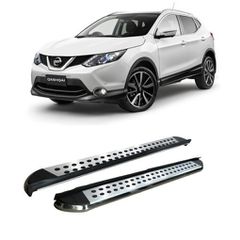 Nissan Qashqai (J11) 2014-2021 Side Steps [Silver Combo]