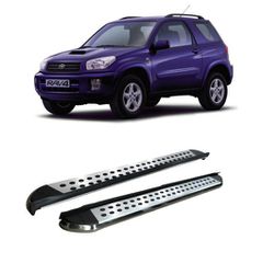 Toyota Rav4 1996-2005 Side Steps [Silver Combo]
