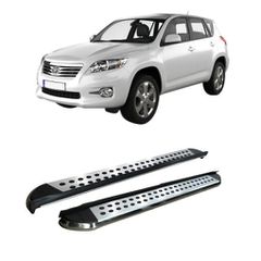 Toyota Rav4 2010-2012 Side Steps [Silver Combo]