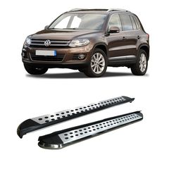 Volkswagen Tiguan 2007-2016 Side Steps [Silver Combo]
