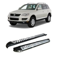 Volkswagen Touareg 2002-2010 Side Steps [Silver Combo]