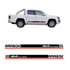 Volkswagen Amarok 2010+ Door Side Sticker Amarok 4X4 Off Road Logo