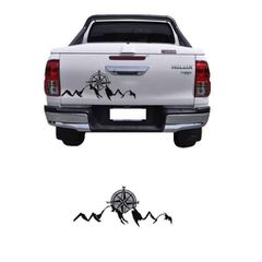 Universal Rear Door Sticker [Mountain Compass]