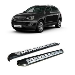 Opel Antara 2016+ Side Steps [Silver Combo]
