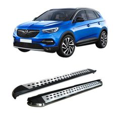 Opel Grandland 2017+ Side Steps [Silver Combo]