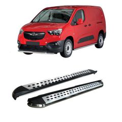 Opel Combo 2011-2017 Side Steps [Silver Combo]